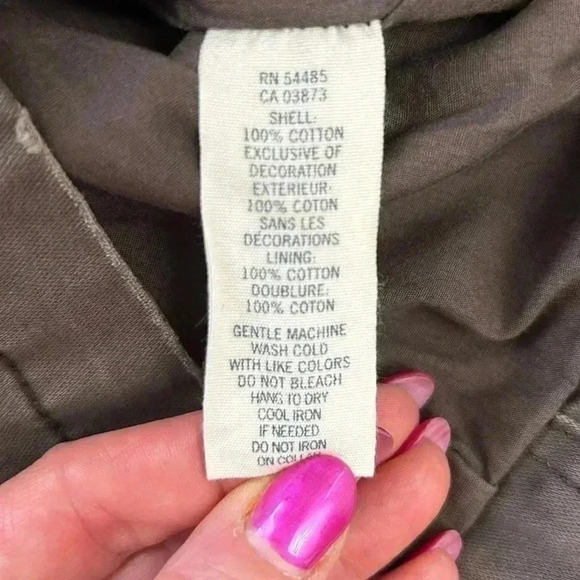 American Eagle Outfitters Jacket Utility Military  Cargo Field Cotton Brown XS - Picture 15 of 16